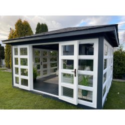 P14 rectangular gazebo 4 x 4 m 16 m2