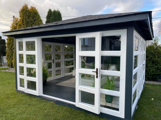 P14 rectangular gazebo 4 x 4 m 16 m2