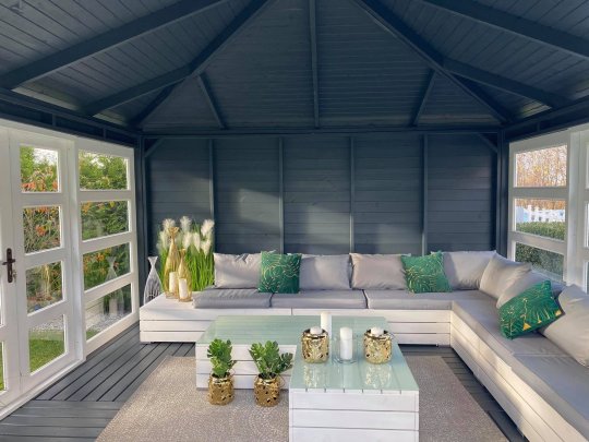 P14 rectangular gazebo 4 x 4 m 16 m2