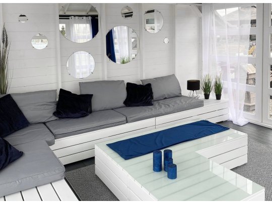 P14 rectangular gazebo 4 x 4 m 16 m2