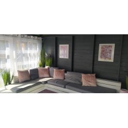 P14 rechteckiger Pavillon 4 x 4 m 16 m2