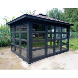 P14 rechteckiger Pavillon 4 x 5 m 20 m2