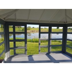 P14 rechteckiger Pavillon 4 x 5 m 20 m2