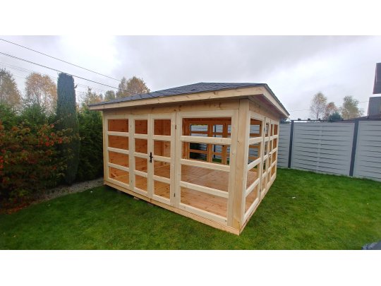 Gazebo P14, rectangular, 5 x 5 m, 25 m2