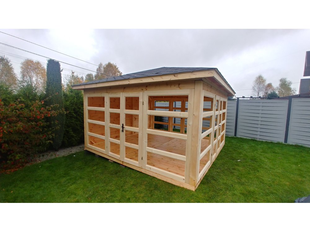 Gazebo P14, rectangular, 5 x 5 m, 25 m2