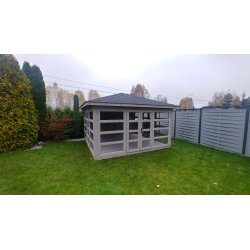 P14 rechteckiger Pavillon 5 x 5 m 25 m2