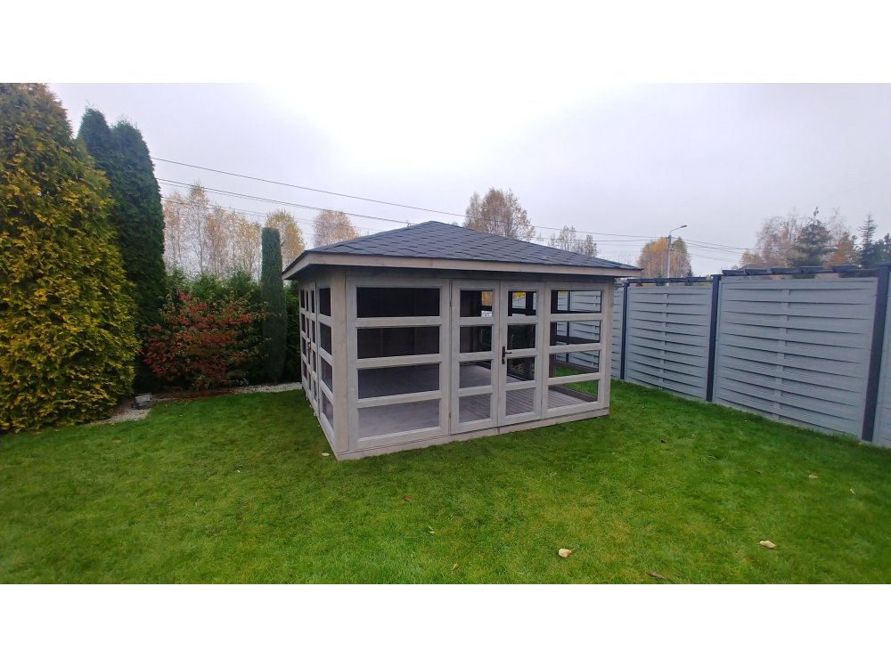 P14 rechteckiger Pavillon 5 x 5 m 25 m2