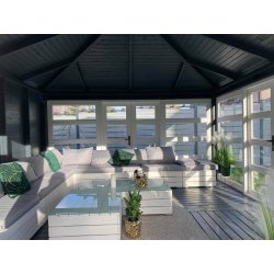 P14 rechteckiger Pavillon 5 x 5 m 25 m2