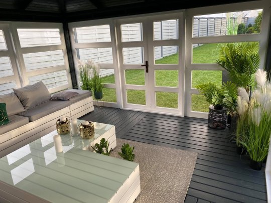 Gazebo P14, rectangular, 5 x 5 m, 25 m2