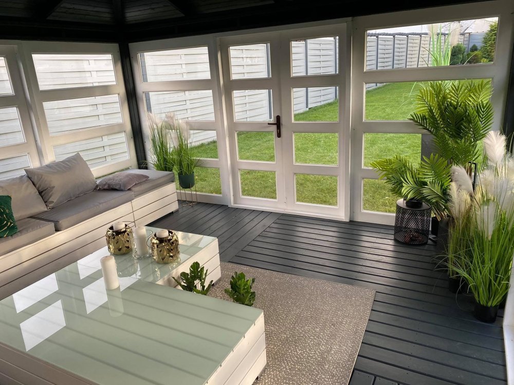 Gazebo P14, rectangular, 5 x 5 m, 25 m2