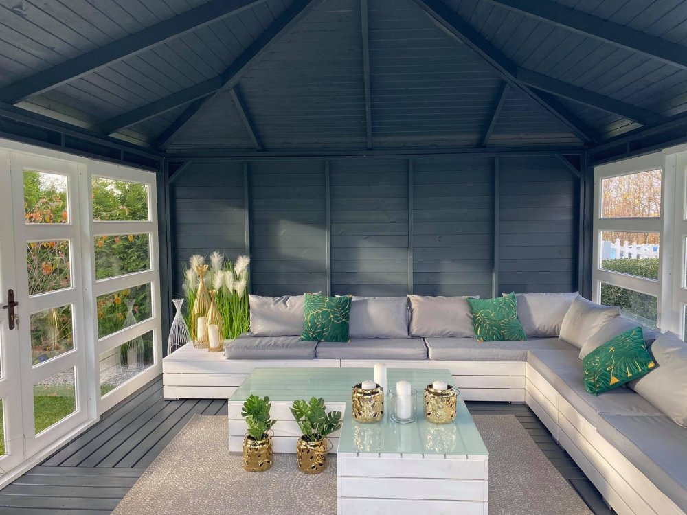 P14 rechteckiger Pavillon 5 x 5 m 25 m2