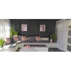 P14 rechteckiger Pavillon 5 x 5 m 25 m2