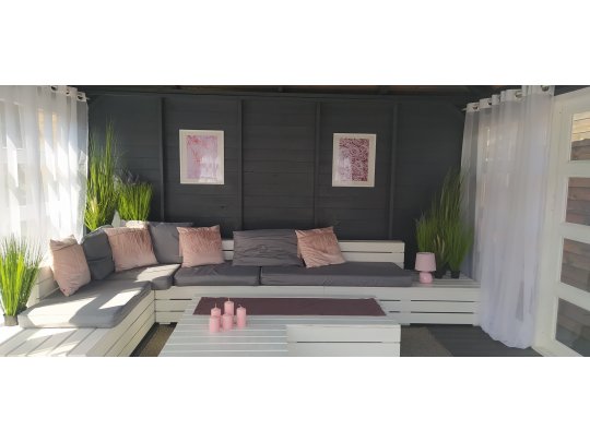 Gazebo P14, rectangular, 5 x 5 m, 25 m2