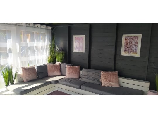 P14 rechteckiger Pavillon 5 x 5 m 25 m2