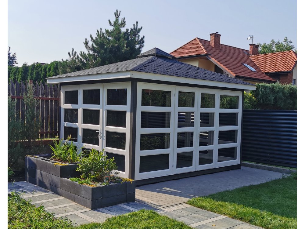 Gazebo P14, rectangular, 5 x 5 m, 25 m2