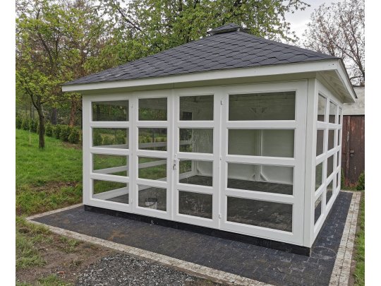 Gazebo P14, rectangular, 5 x 5 m, 25 m2