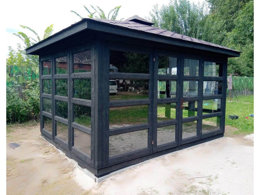 Gazebo P14, rectangular, 5 x 5 m, 25 m2