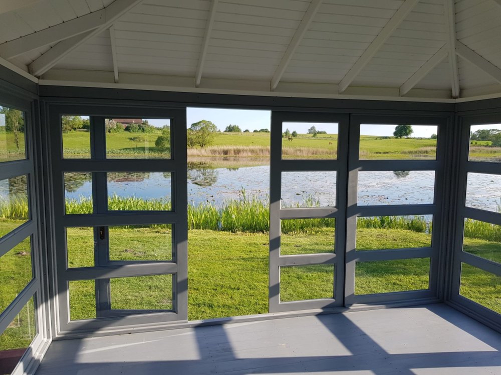 P14 rechteckiger Pavillon 5 x 5 m 25 m2