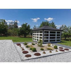 Gazebo P14, rectangular, 5 x 5 m, 25 m2