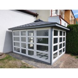 Gazebo P14, rectangular, 5 x 5 m, 25 m2