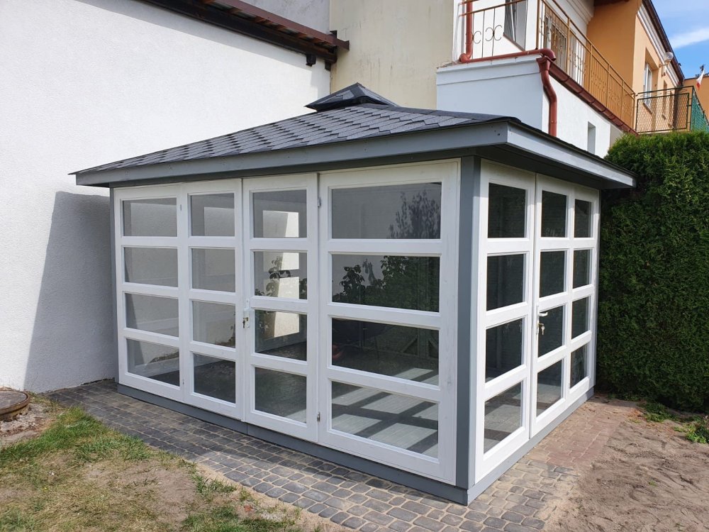 Gazebo P14, rectangular, 5 x 5 m, 25 m2