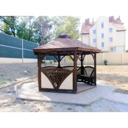 Sechseckiger Pavillon C1 ∅ 3,2m 8m2