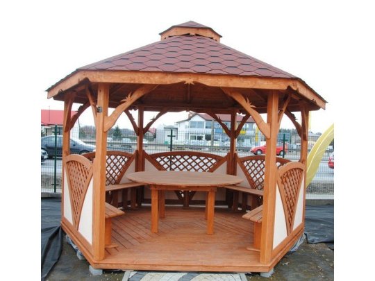 Sechseckiger Pavillon C1 ∅ 3,9m 12m2