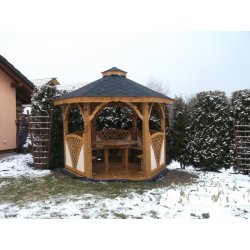 Sechseckiger Pavillon C1 ∅ 3,9m 12m2
