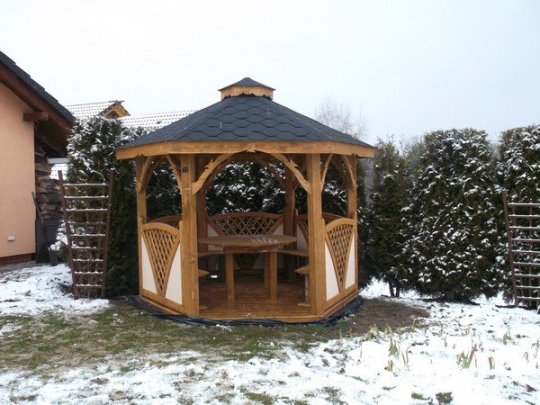 Altana sześciokątna C1 ∅ 3,9m 12m2