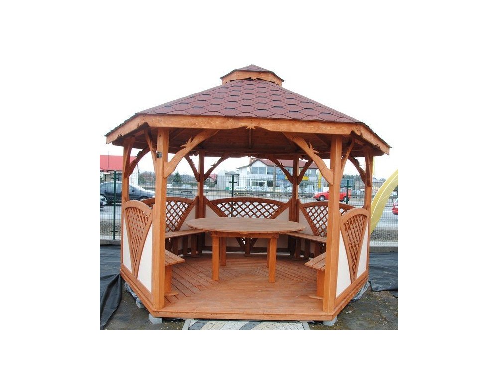 Hexagonal gazebo C1 ∅ 6.0m 28m2