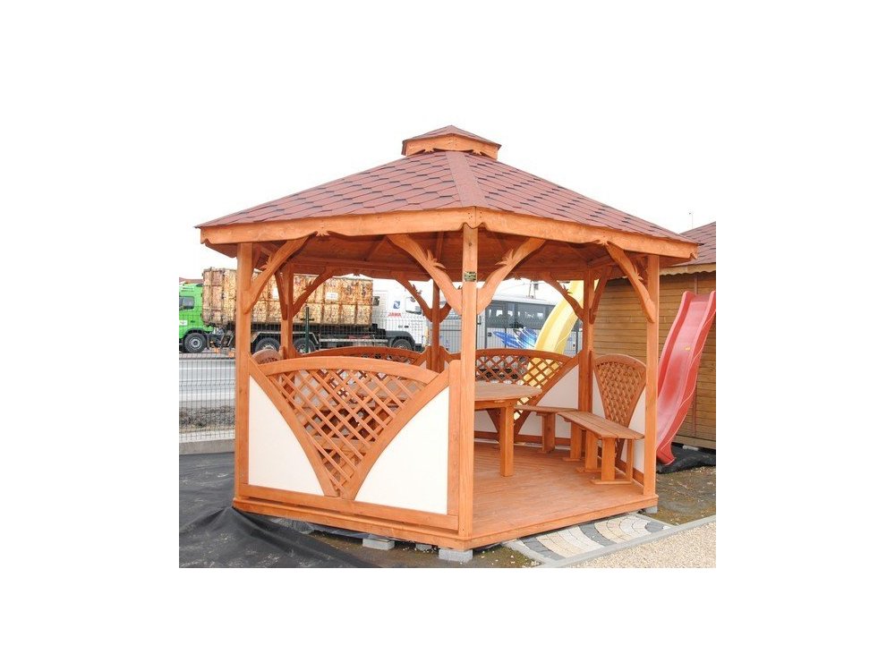 Sechseckiger Pavillon C1 ∅ 6,0m 28m2