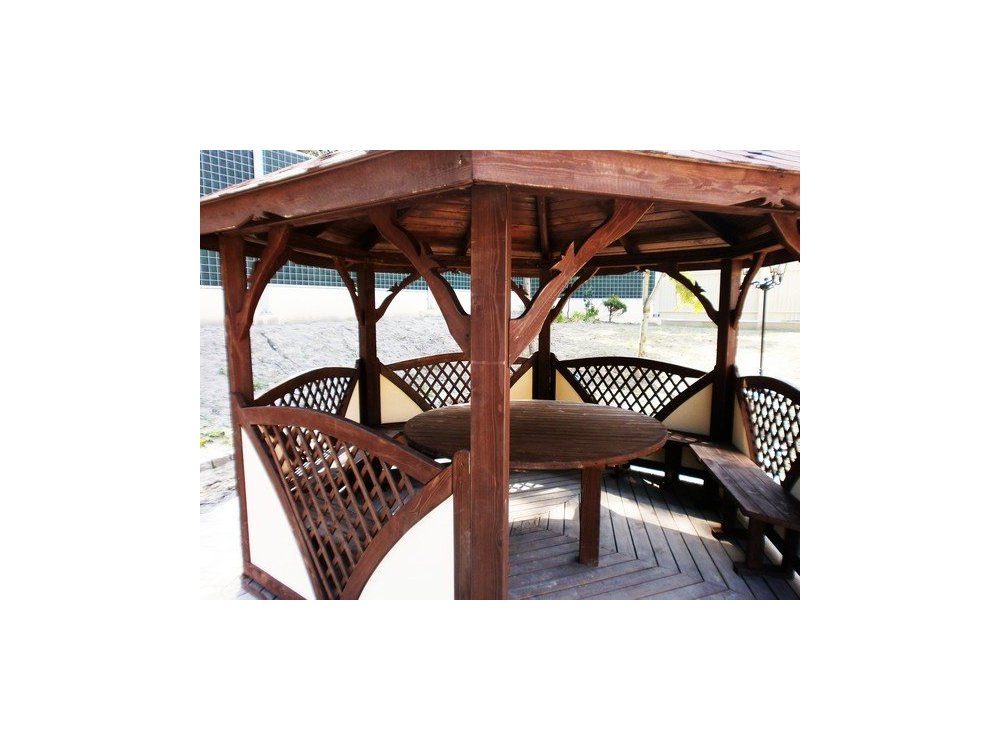 Hexagonal gazebo C1 ∅ 6.0m 28m2