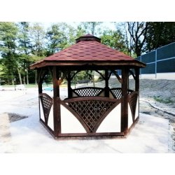 Hexagonal gazebo C1 ∅ 6.0m 28m2