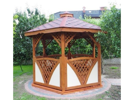 Sechseckiger Pavillon C2 ∅ 3,2m 8m2