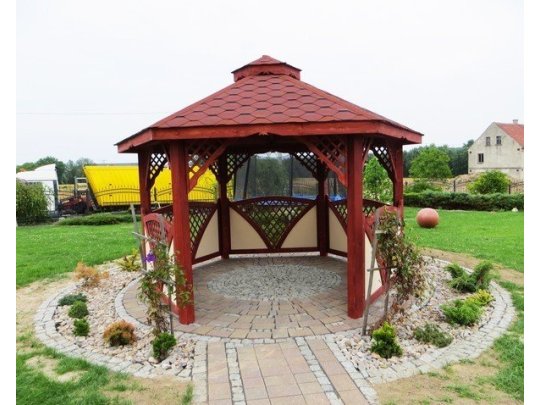 Sechseckiger Pavillon C2 ∅ 3,2m 8m2