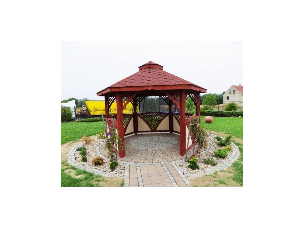 Sechseckiger Pavillon C2 ∅ 3,2m 8m2