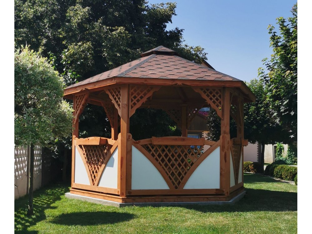 Sechseckiger Pavillon C2 ∅ 3,2m 8m2