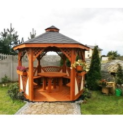 Sechseckiger Pavillon C2 ∅ 3,9m 12m2