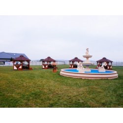 Sechseckiger Pavillon C2 ∅ 3,9m 12m2