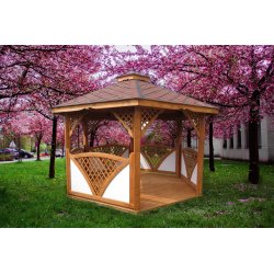 Sechseckiger Pavillon C2 ∅ 3,9m 12m2