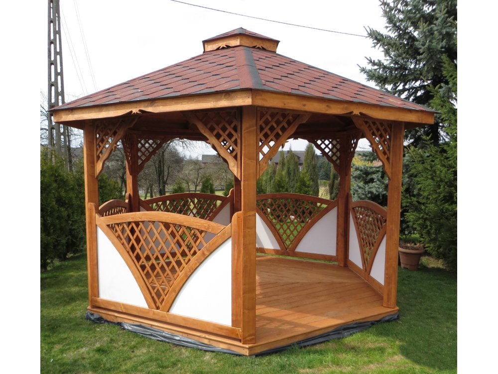 Sechseckiger Pavillon C2 ∅ 5,0m 20m2