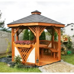 Sechseckiger Pavillon C2 ∅ 6,0m 28m2