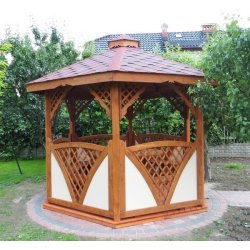 Altana sześciokątna C2 ∅ 6,0m 28m2