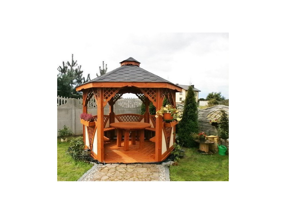 Sechseckiger Pavillon C2 ∅ 6,0m 28m2