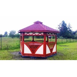 Sechseckiger Pavillon C3 ∅ 3,2m 8m2