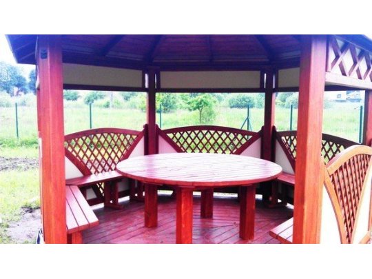 Sechseckiger Pavillon C3 ∅ 3,9m 12m2