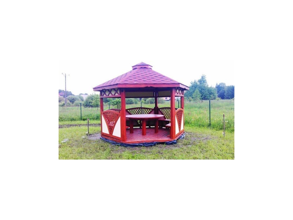 Sechseckiger Pavillon C3 ∅ 6,0m 28m2