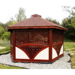 Sechseckiger Pavillon C3 ∅ 6,0m 28m2