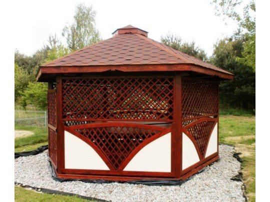 Sechseckiger Pavillon C3 ∅ 6,0m 28m2