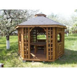 Hexagonal gazebo, Old Polish, ∅ 3.9 m, 12 m2